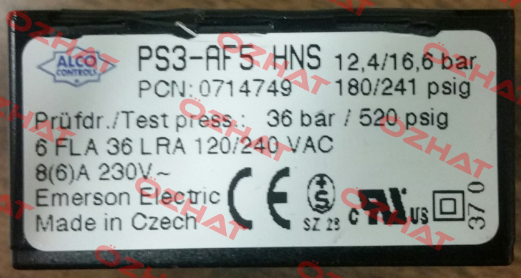 PS3-A5S 12.4/16.6 Alco