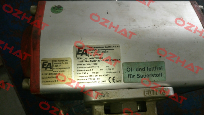 ZK311008-ED620852  End Armaturen