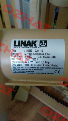Type: 152052 320/110 oem Linak