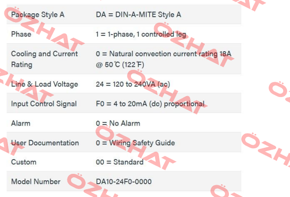 5129/DA10-24F0-0000 Watlow