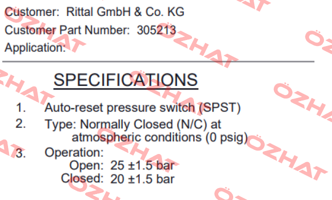 HR200-600-0006 Wilspec