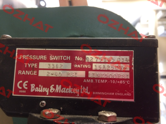 Type 1382  Bailey & Mackey