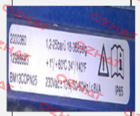 13 CO PN25 230V Beko