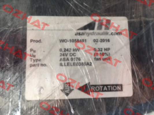 AWK 10300114066 / ASA0176AD02 ASA Hydraulik