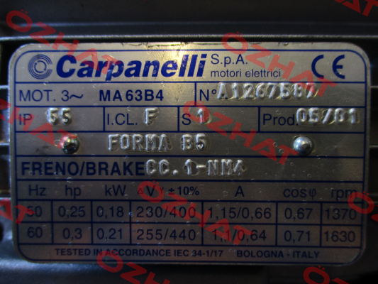 Typ 63L/4-BR (MA63b4)  Carpanelli