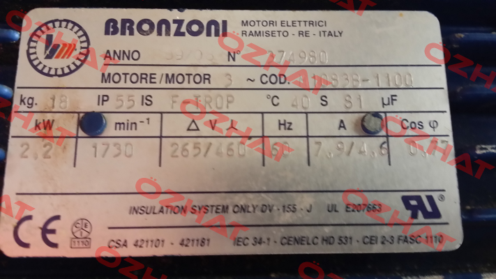GR 100 B5 (374980)  Bronzoni