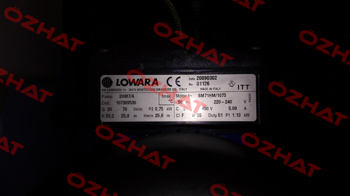 2HM7/A Lowara