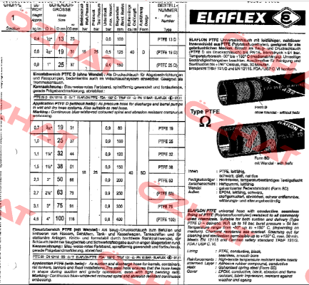 PTFE 13 D Elaflex