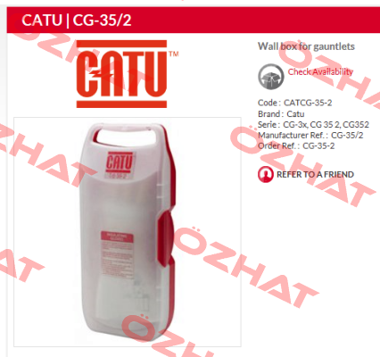 CATU CG-35/2  Catu