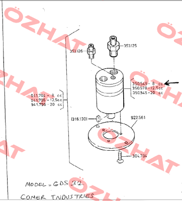 GDS32C1F20  Comer Industries