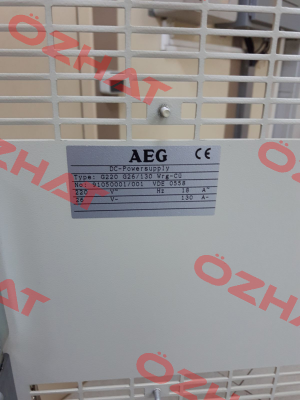 DC 2000 26V/65A AEG