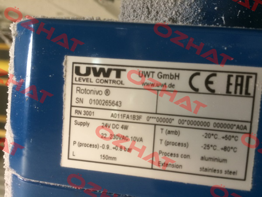 RN 3001 A011FA1B3F  Uwt