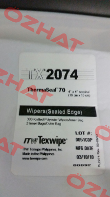 TX2074 (pack 6000 pcs)  Texwipe