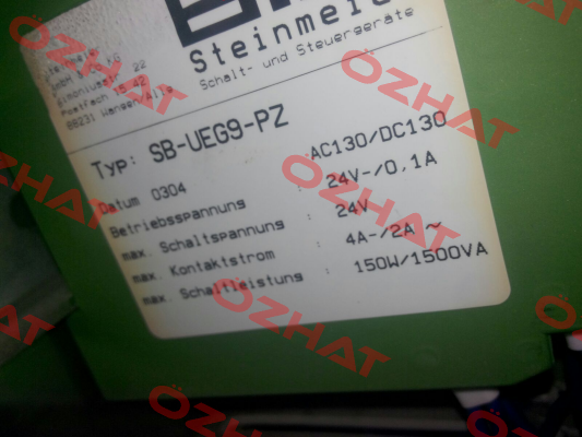 SB-UEG9-PZ BFZ STEINMEIER