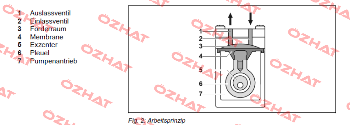 Pos.6(fiig.2) for membrane for NF 300 TT.27АА  KNF