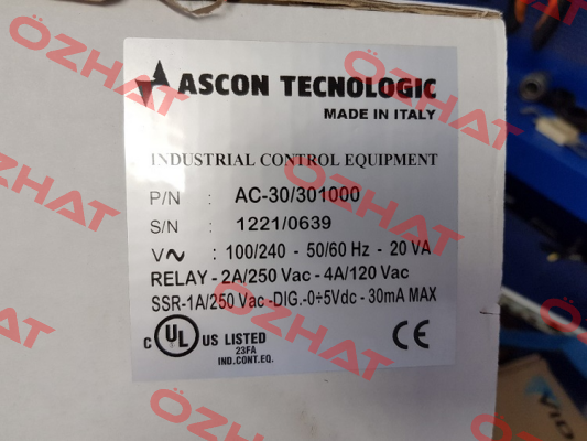 P/N AC-30/301000  Ascon