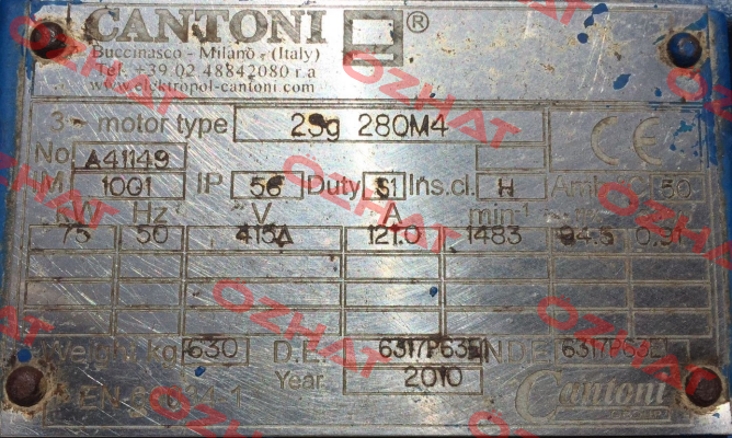 2SIE 280S-4 Cantoni