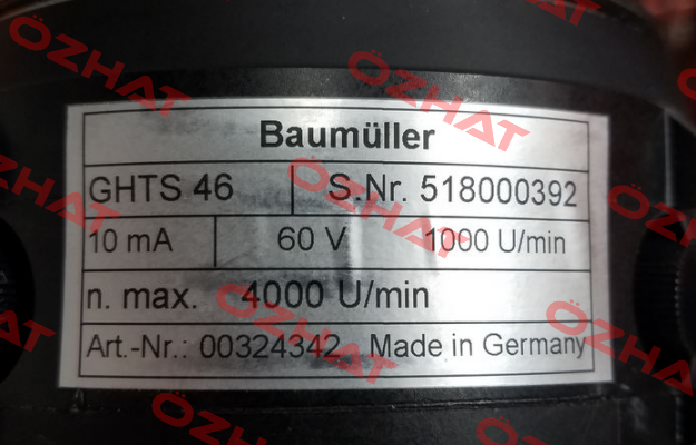 GHTS 46 (60 V 1000 U) Baumüller