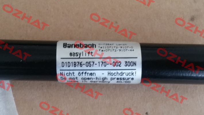 D1D1B76-057-170--002/300N Bansbach