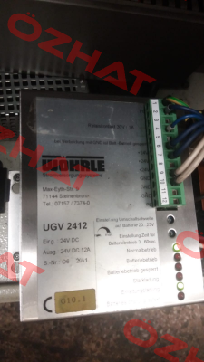 UGV 2412 obsolete, no alternative WÖHRLE