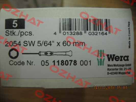 5118078001 Wera
