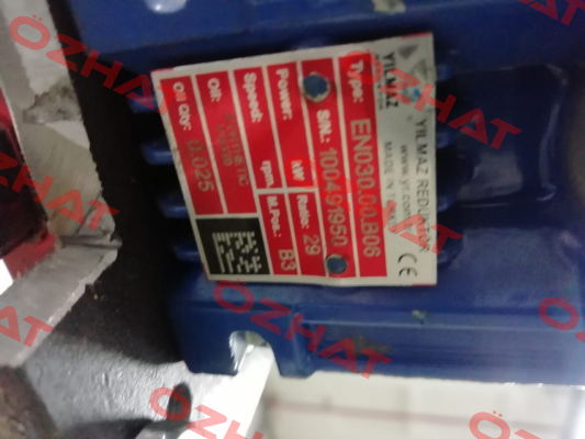 EN030.00-B06İ Yılmaz Redüktör
