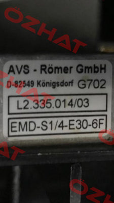 EMD-S1/4-E30-6F-024/=-NG Avs Römer