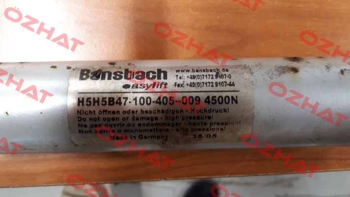H5H5B47-100-405--009/4500N Bansbach