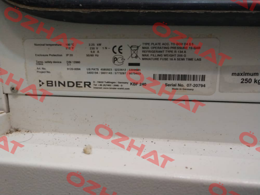 9120-0094 Binder