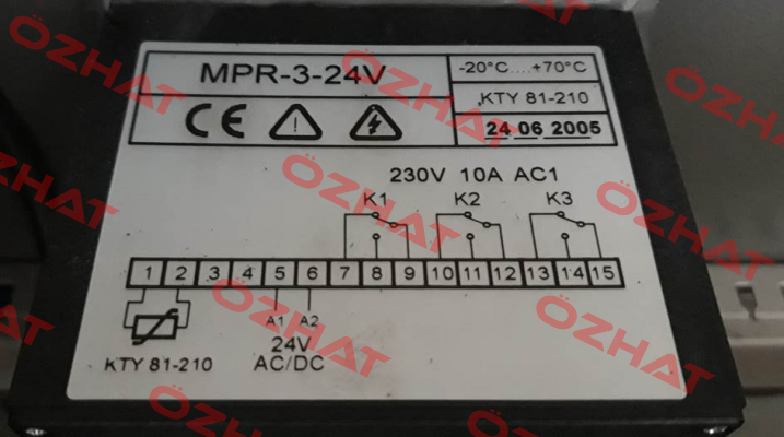 MPR-3 24VUC Welba