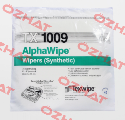 TX1009 (pack 1x150 pcs) Texwipe