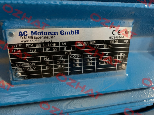 FCM 180 L-4/HE AC Motoren