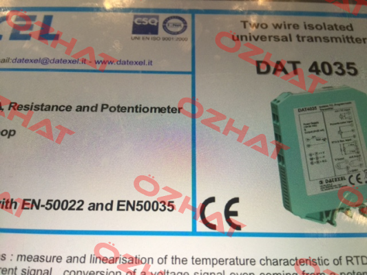 DAT 4035  Datexel