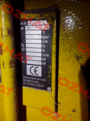 rolling seal for fan RO 15-56.2R   Sacemi