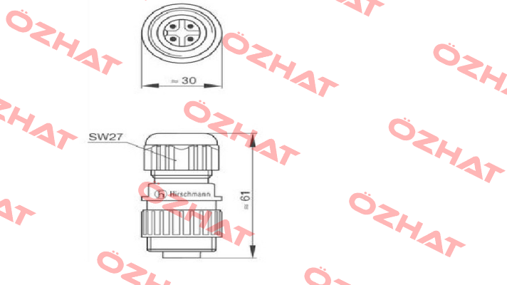 CA 3 LS   900368  Belden (Lumberg / Hirschmann)