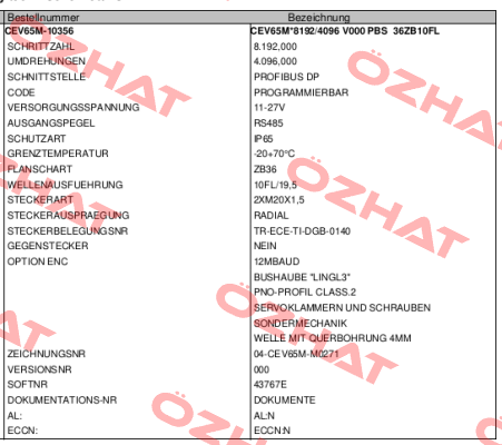 CEV65M-10356 TR Electronic