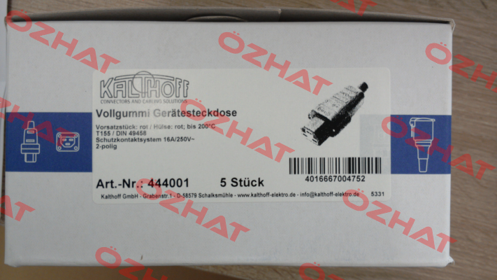 444T155 - 5 pcs KALTHOFF