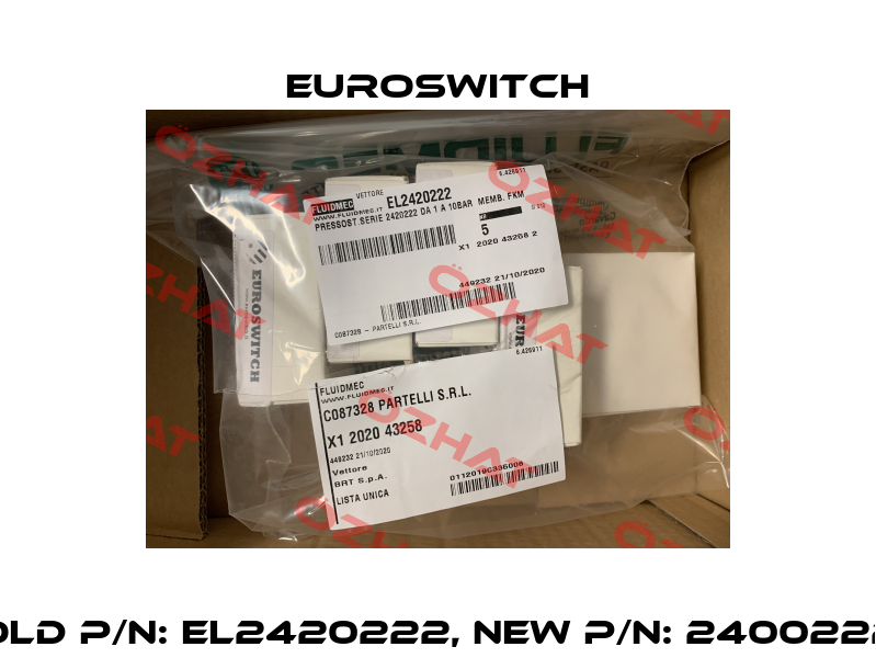 old p/n: EL2420222, new p/n: 2400222 Euroswitch