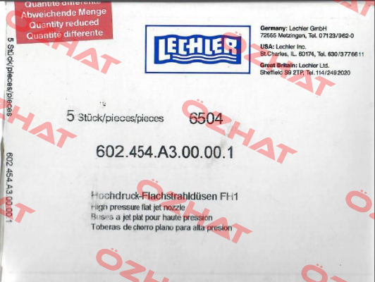 602.454.A3.00.00.1  Lechler