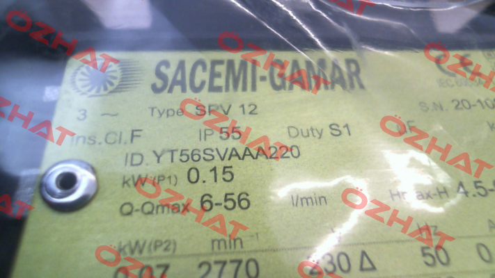 SPV 12 - 220 Sacemi