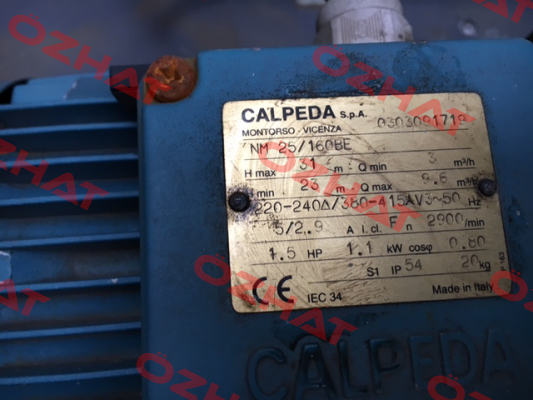 NM 25/160BE  Calpeda