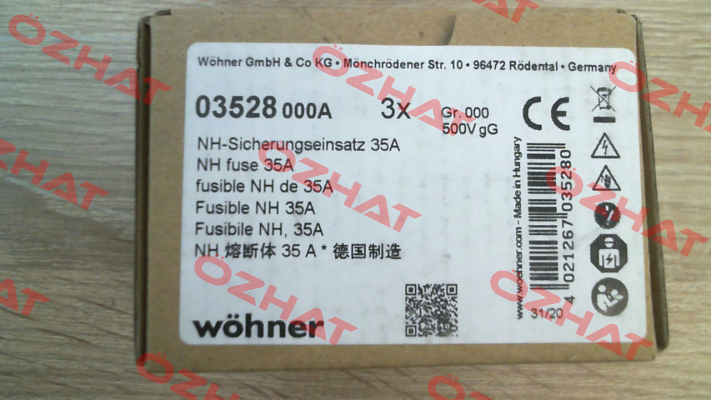 03528 (pack x3) Wöhner