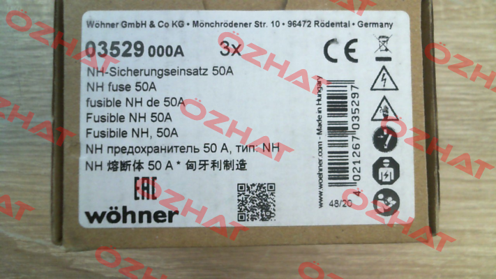 03529 (pack x3) Wöhner