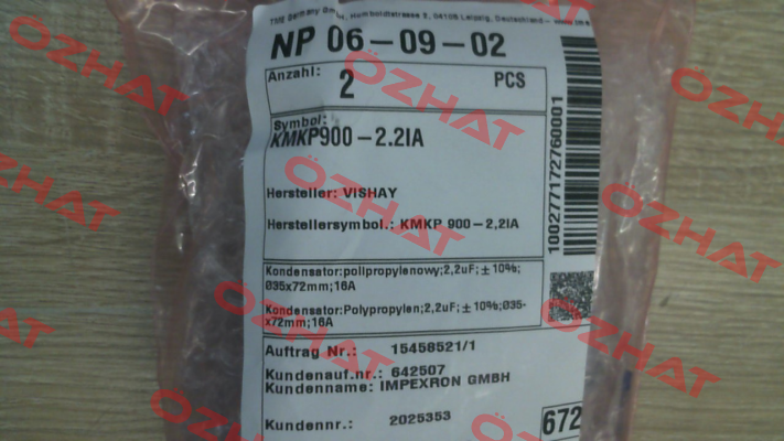 KMKP 900-2,2IA Vishay