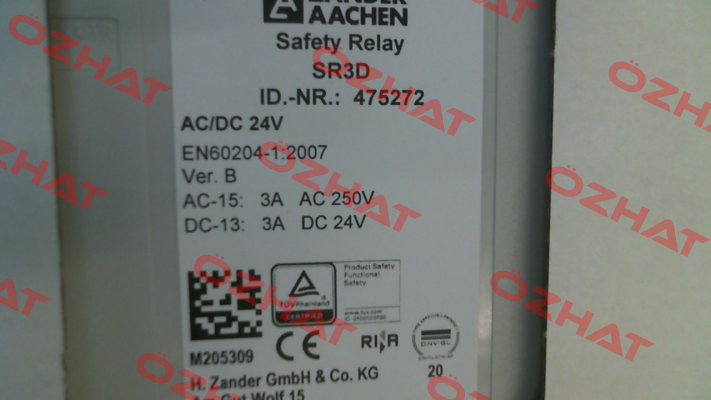 475272 / SR3D AC/DC 24V ZANDER AACHEN