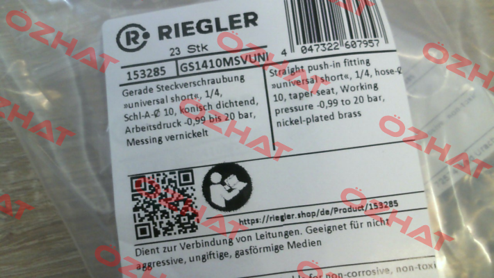 GS1410MSVUNI Riegler
