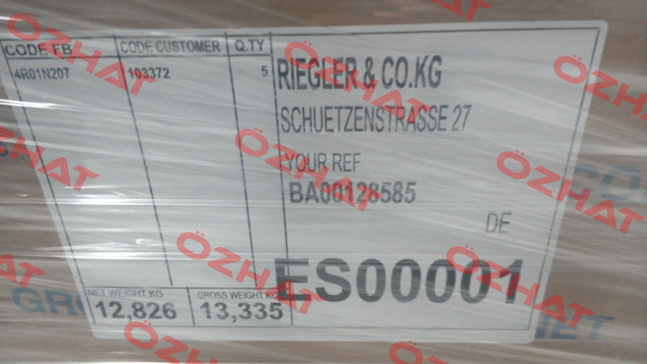 103372 Type: 1084 FL Riegler