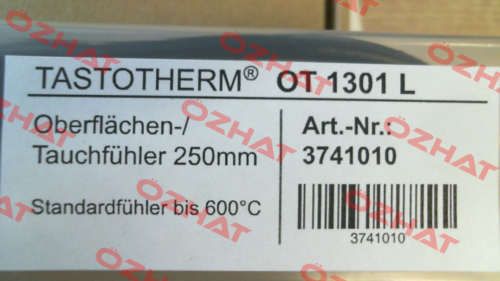 3741010/ OT 1301l (250MM) Tastotherm