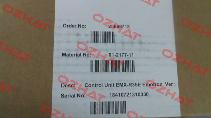 Control Unit EMX-R35E (01-2177-11) Emotron