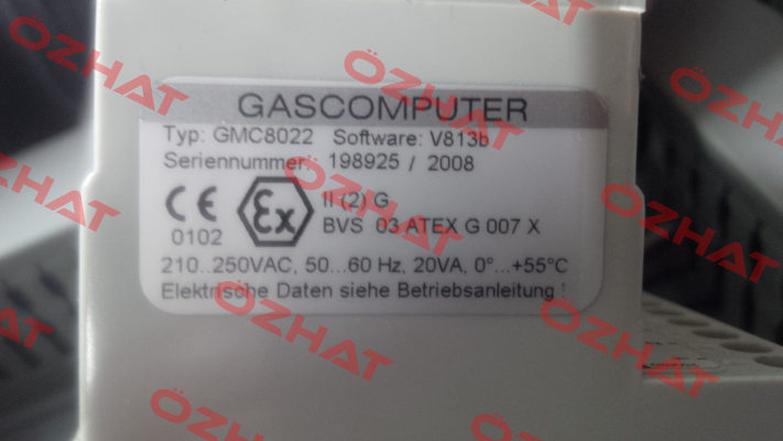 Gasmesscomputer Typ : 8022  Bieler Lang